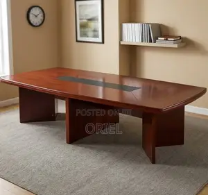 Office Table : 3M Mahogany Corporate Meeting Table