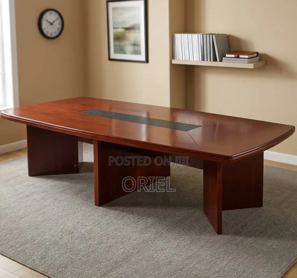 Office Table : 3M Mahogany Corporate Meeting Table