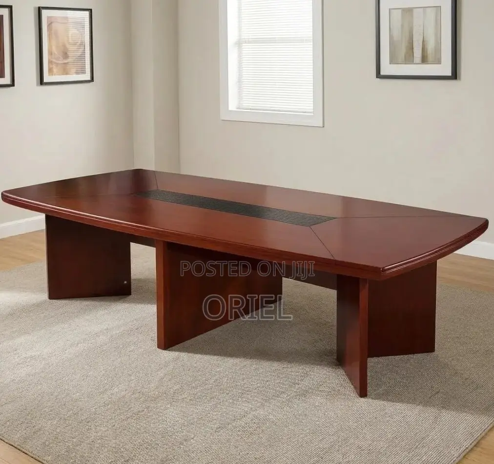 Office Table : 3M Mahogany Corporate Meeting Table