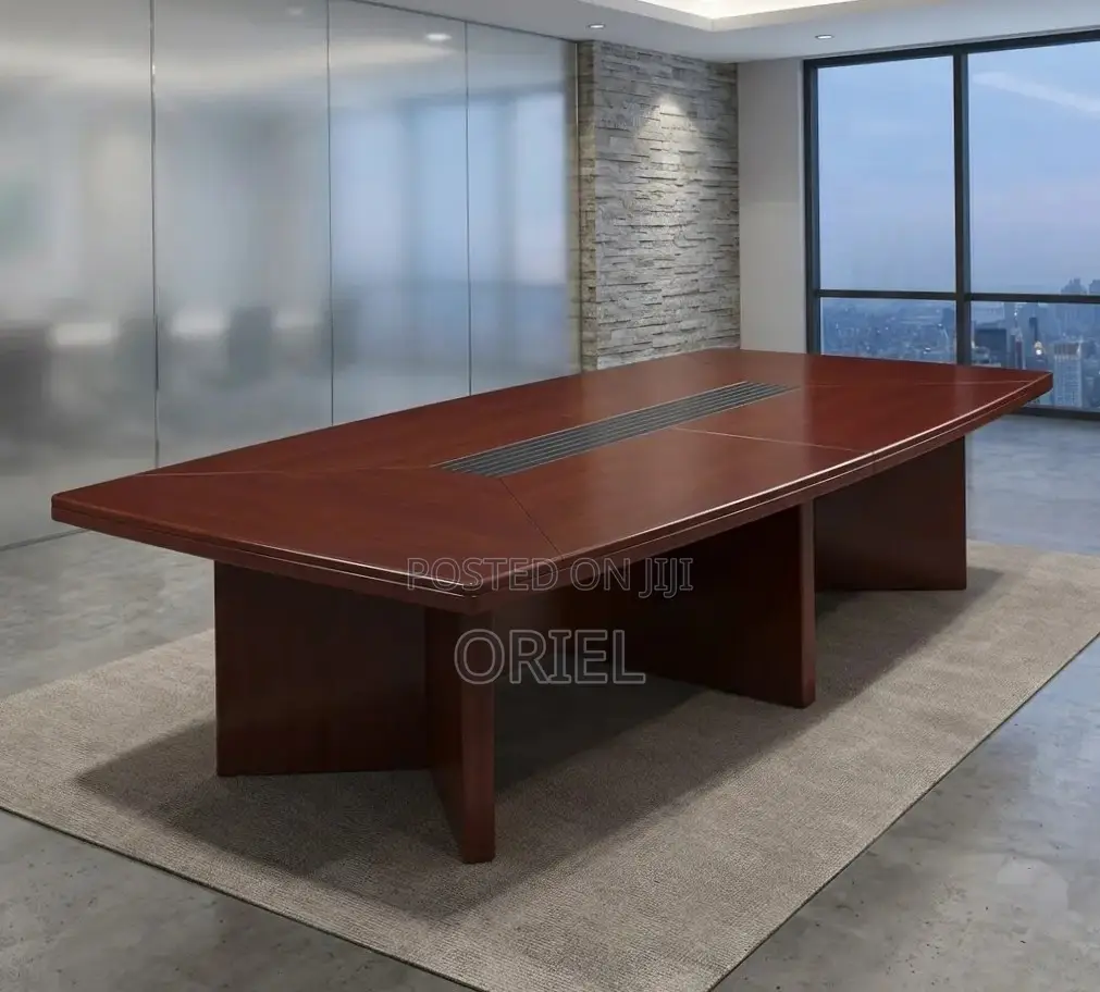 Office Table : 3M Mahogany Corporate Meeting Table