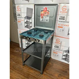 Full Gas Standing Cooker With Shelves at
