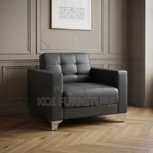 Office Sofa; Single Seater Executive Modern Leather Sofa Set