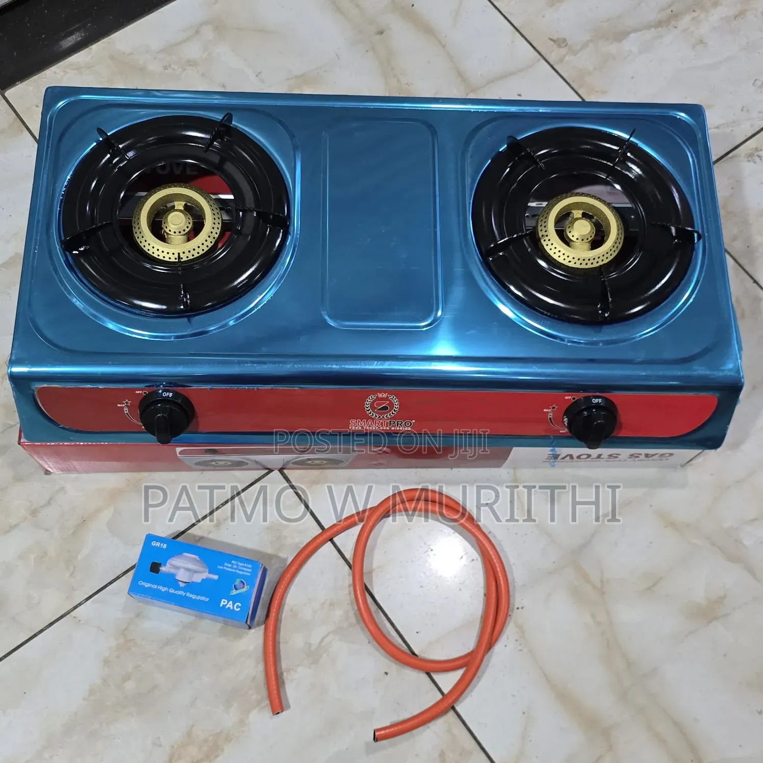 Samrtpro 2 Gas Burner Stainless
