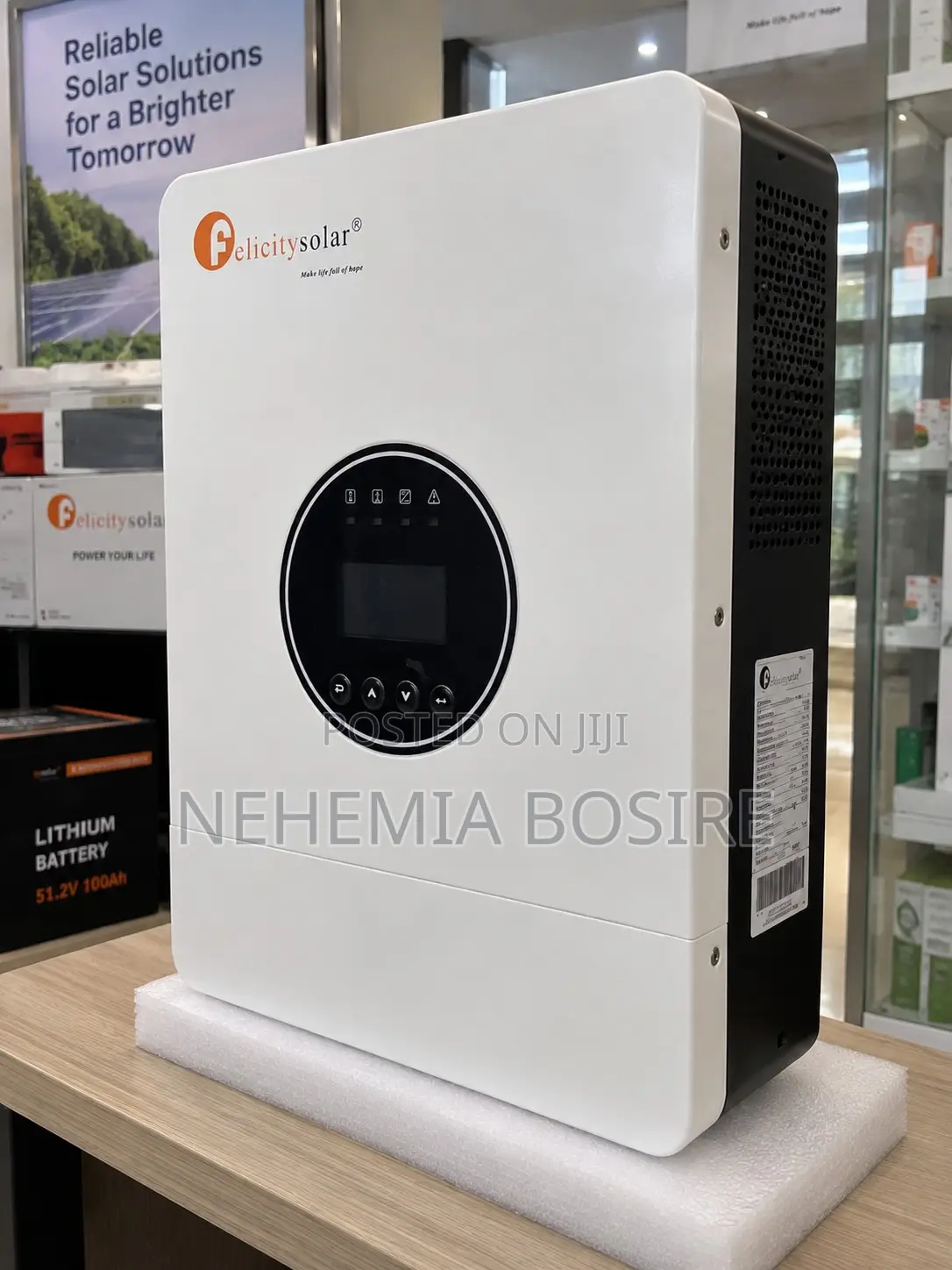 Felicity Solar 24V 100Ah Lithium Battery 2.56kWh