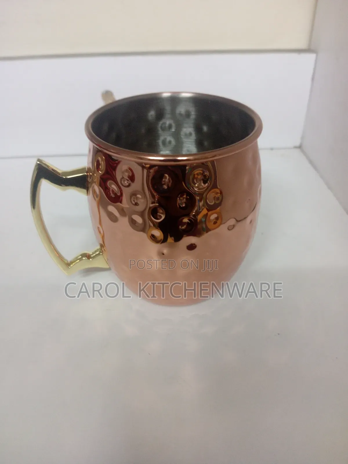 Hammered Copper Moscow Mule Mug