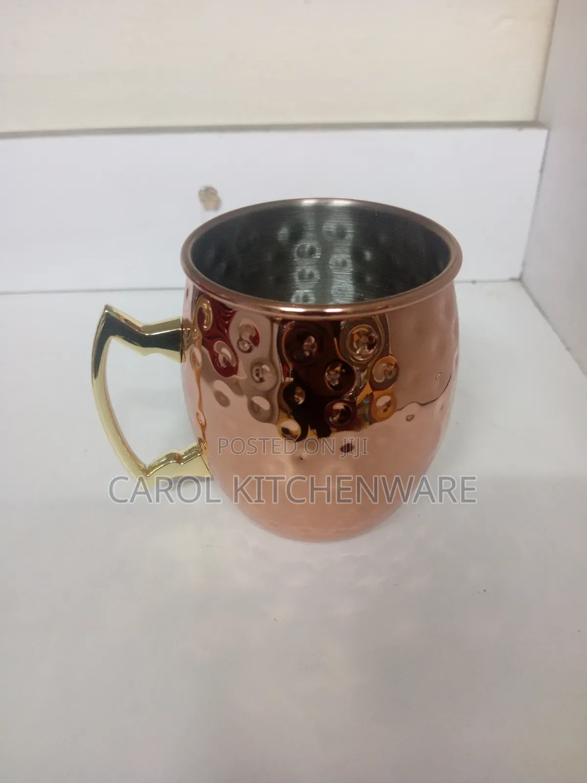 Hammered Copper Moscow Mule Mug