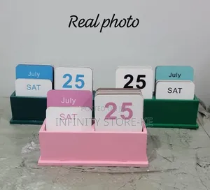 Wooden Perpetual Calendar That Can Be Used Year to Year - Timeless