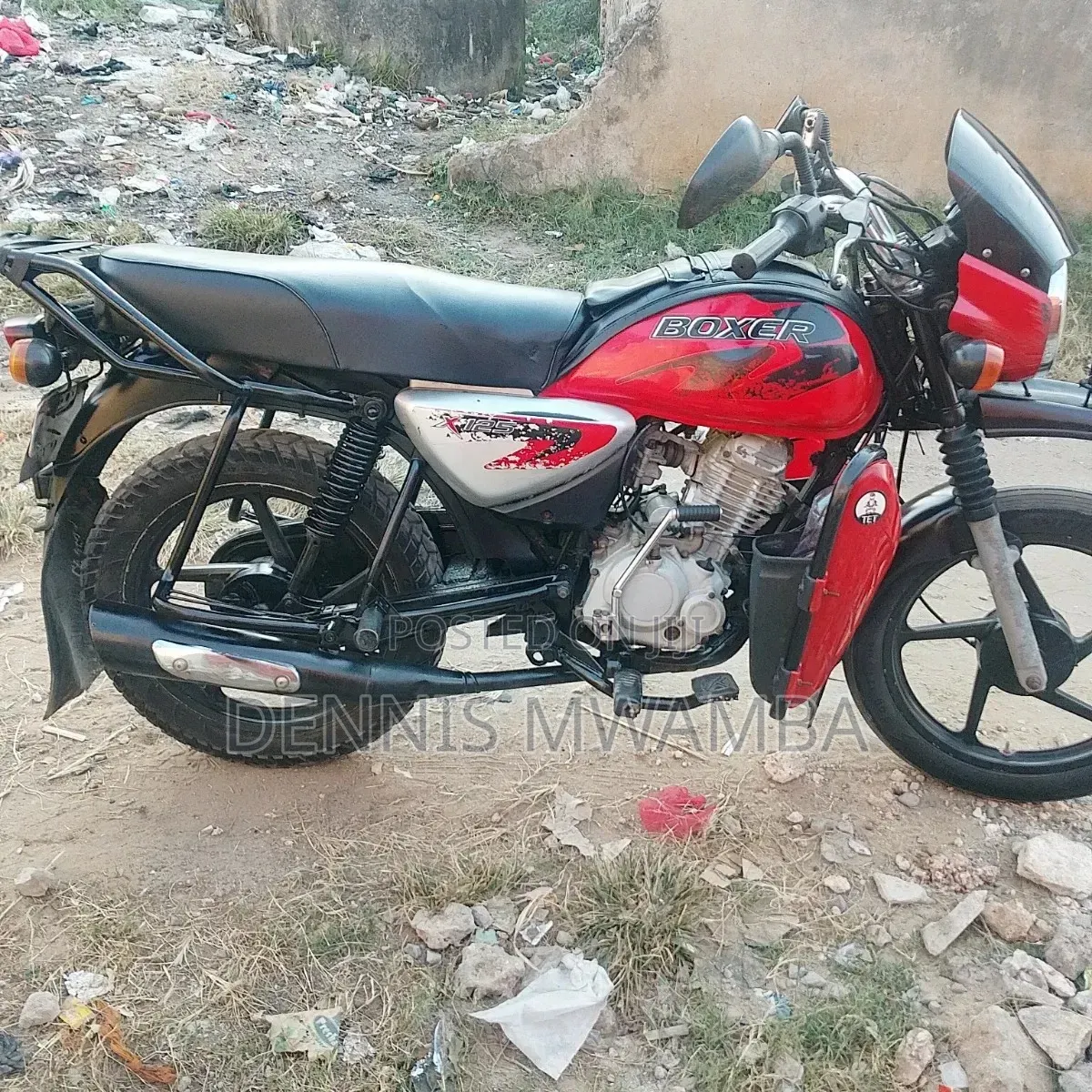 Bajaj Boxer 125 2025 Red