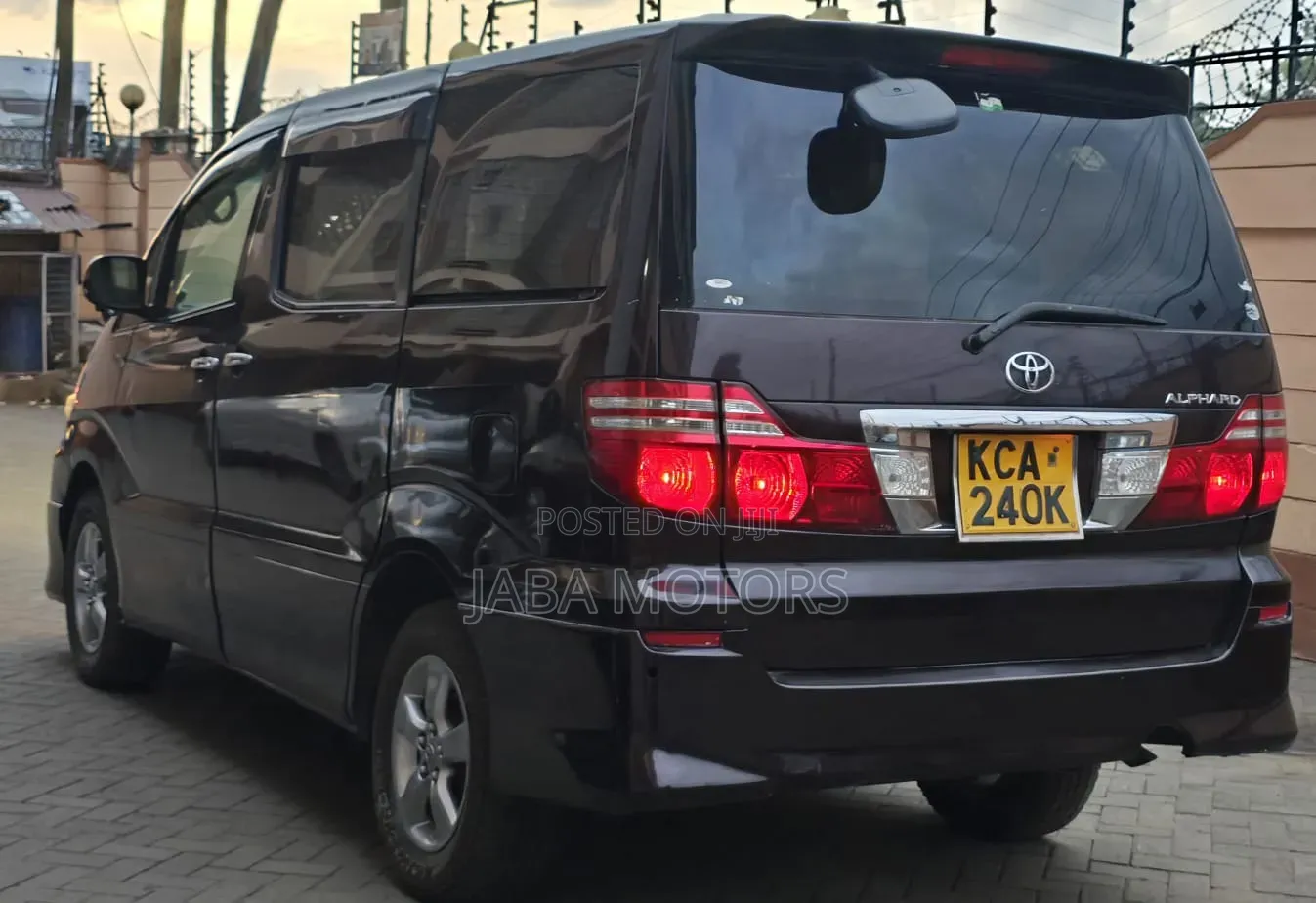 Toyota Alphard 2007 Purple
