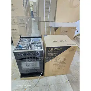 AILYONS 60*60 Cooker Standing Gas 3+1 Hotplate Electric Oven