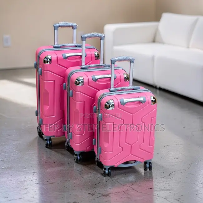 Stylish Design 3-in-1 Unbreakable Suitcase Briefcase Bag Set