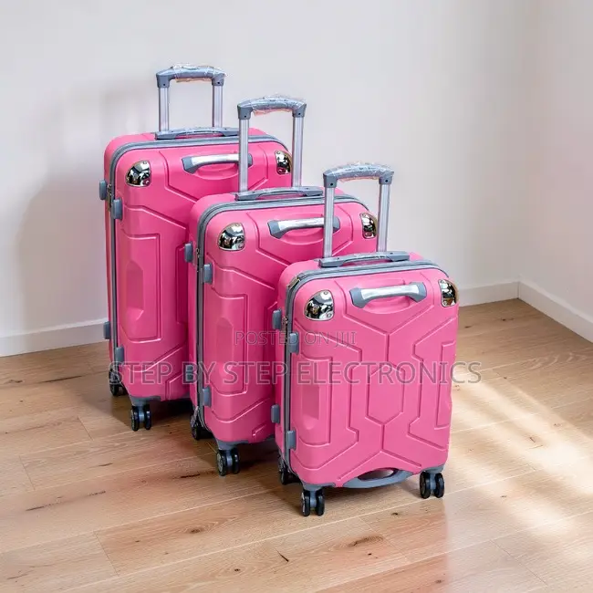Stylish Design 3-in-1 Unbreakable Suitcase Briefcase Bag Set