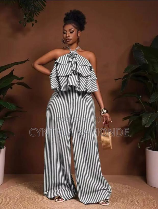 Gorgeous Stripped Jumpsuit - main view
