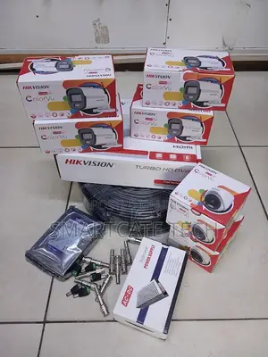 Hikvision 8CH ColorVu CCTV Security Kit – 6 Full-Color 1080p Cameras
