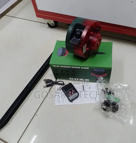 Solar Anti-Theft Alarm With Infrared Motion Detection for Intruders