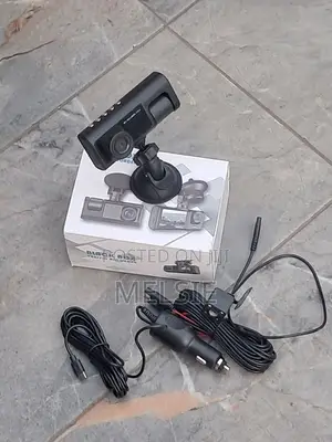 Triple Camera Car DVR With Front Rear Inside View
