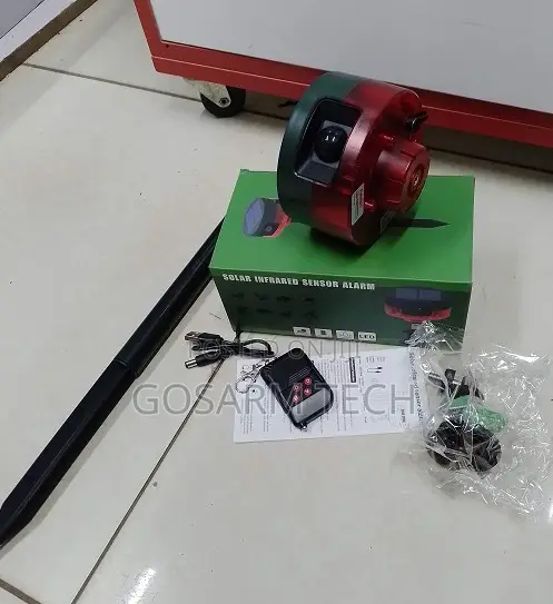 Solar Anti-Theft Alarm With Infrared Motion Detection for Intruders