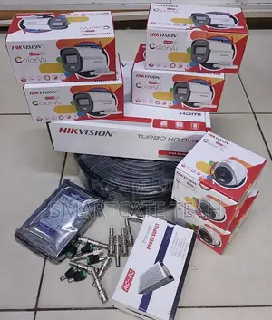 Hikvision 8CH DVR Security Kit With 6 ColorVu Night Vision Cameras