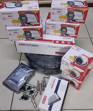 Hikvision 8 Channel CCTV Kit With 6 ColorVu Cameras Night Vision