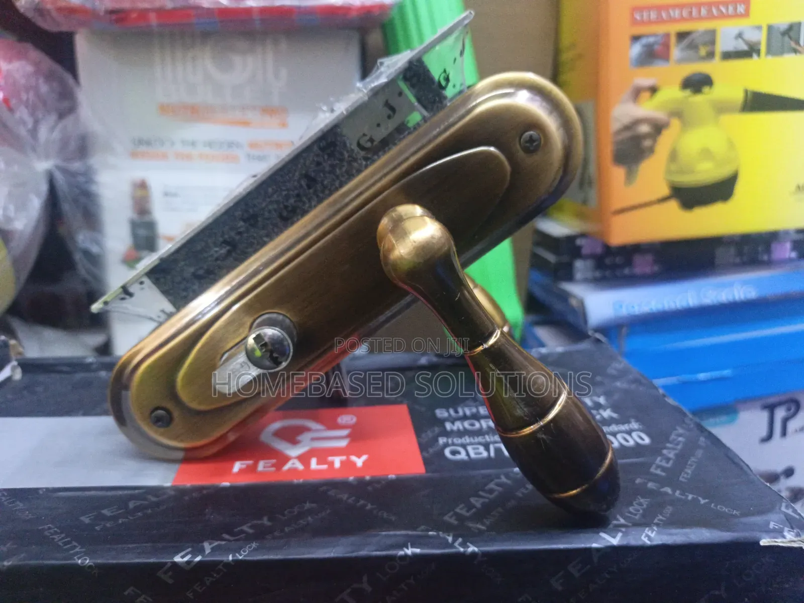 Gold GJS 7 Inches Wooden Door Lock