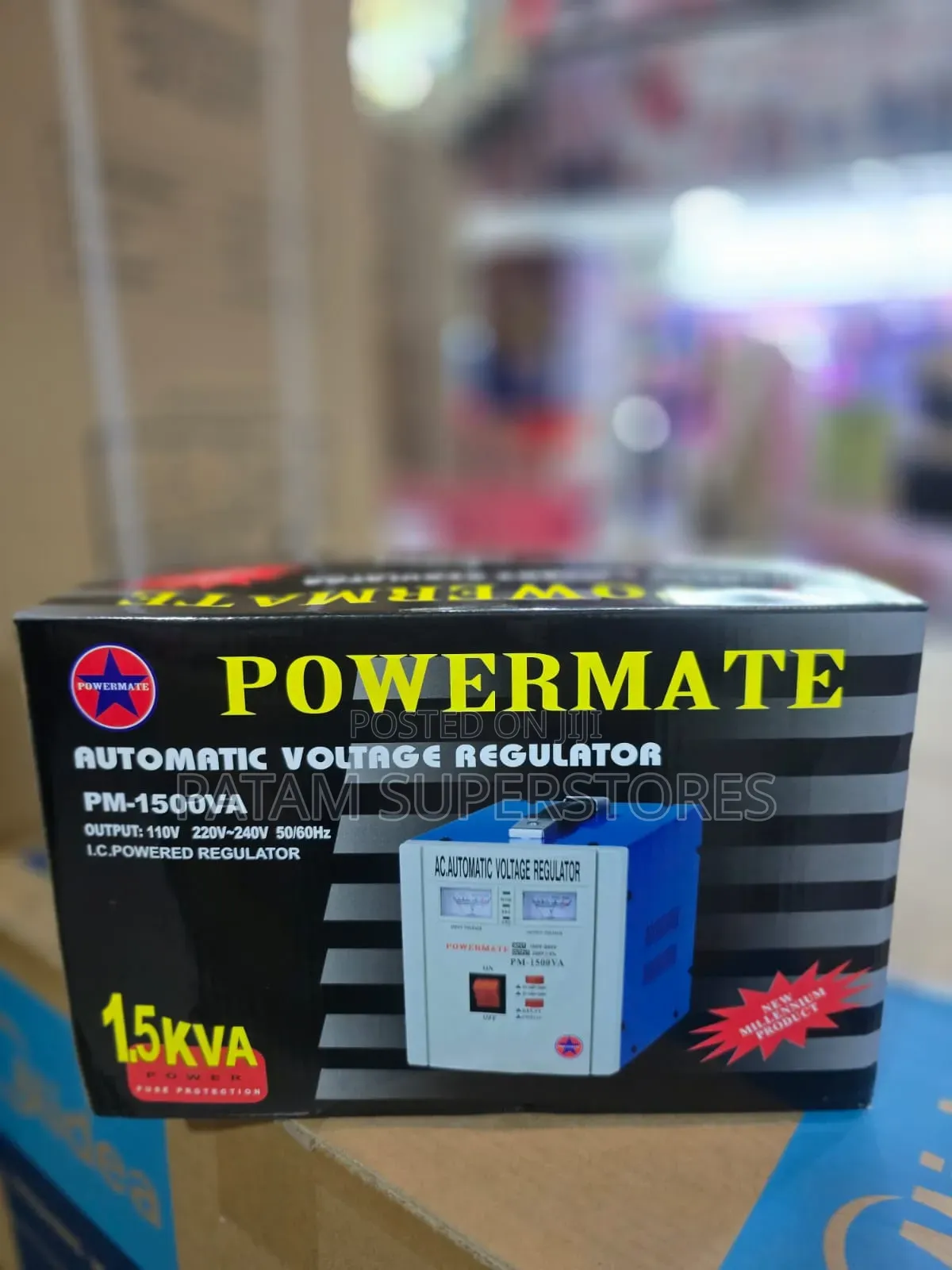 Powermate 1.5KVA Automatic Voltage Regulator (PM-1500VA) - AVR