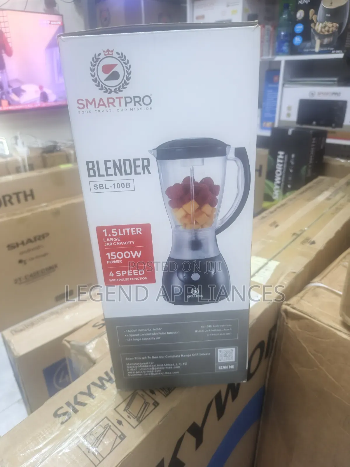 Smartpro Two in One Blender 1.5 Liter