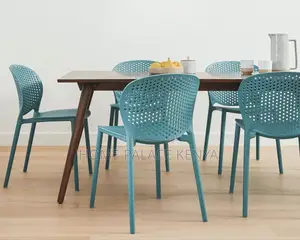 Dining Chair; Stackable Outdoor Dining Chair for Space Saving Patio