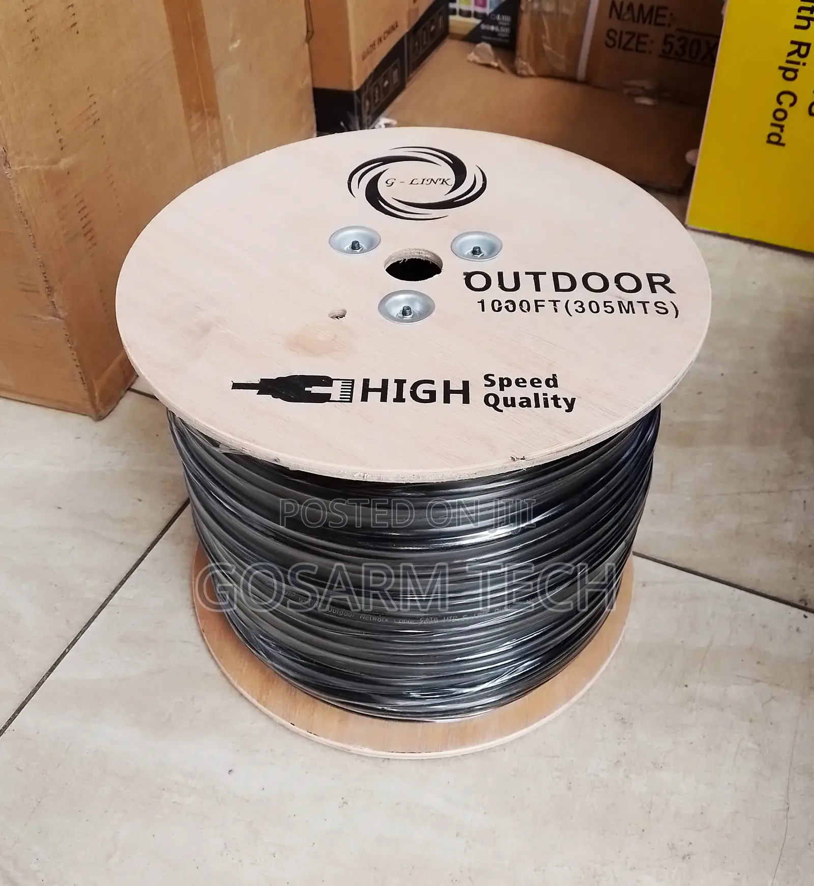 Best Quality Glink Cat 6 Outdoor Ethernet Cable 305m