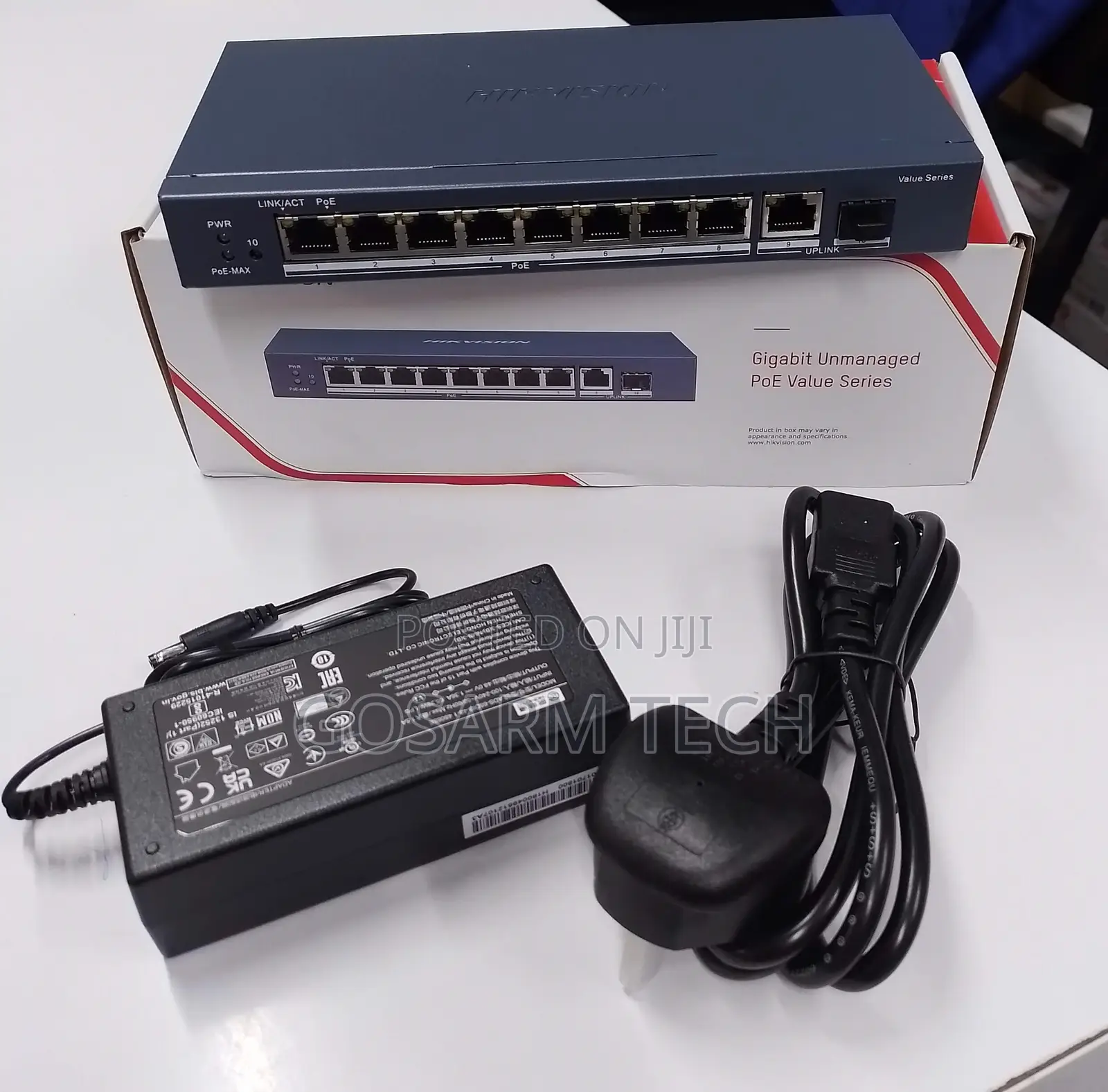 Hikvision 8 Port Poe Switch//Hikvision 8 Ports Unmanaged Poe