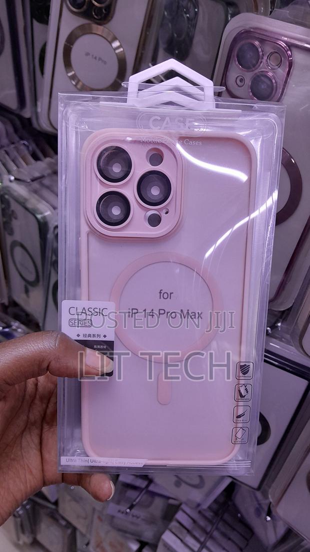 Pink Translucent Case for iPhone 14 Pro Max - main view