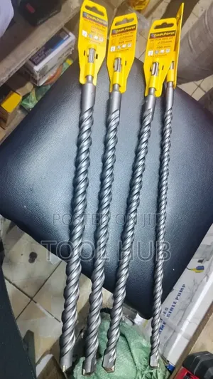 Three Heavy-Duty SDS Plus Masonry Rotary Hammer Drill Bits 25mm