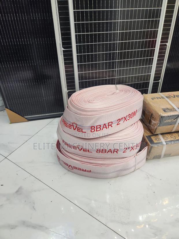 Freevel 8BAR 2" X 30M Canvas Water Delivery/Fire Hose Pipe,