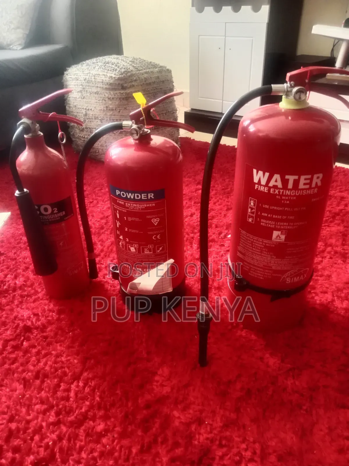 Fire Extinguishers 13kgs, 8.5kgs, 7.6kgs