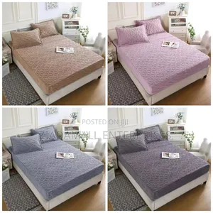Jacquard Sherpa Fleece Blanket Fitted All Round