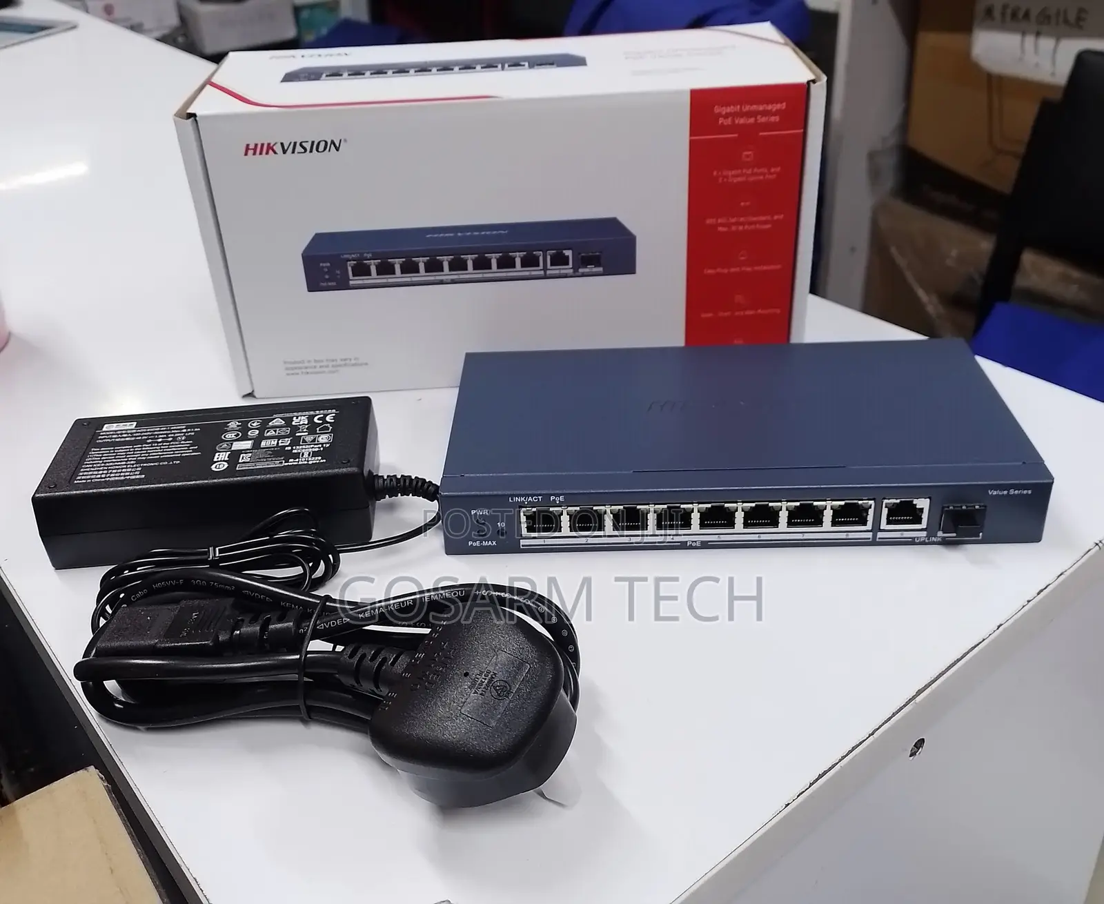 Hikvision DS-3E0510P-E/M 8-Port Gigabit Unmanaged PoE Switch