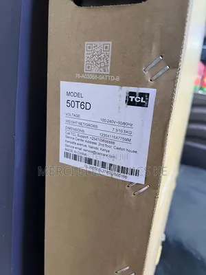TCL TCL 50 Inch QLED Smart TV With Dolby Atmos and Google - 50T6D
