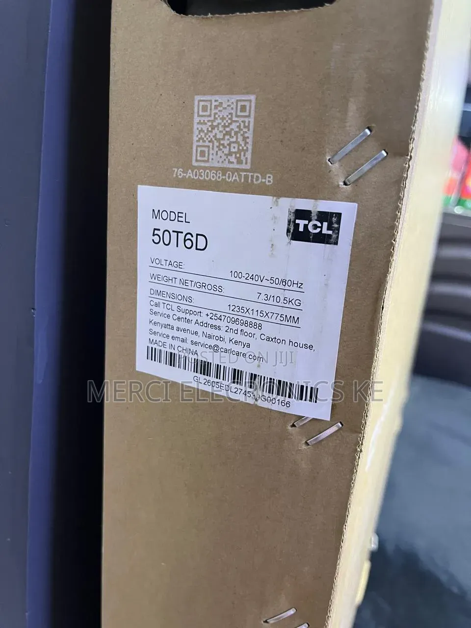 TCL TCL 50 Inch QLED Smart TV With Dolby Atmos and Google - 50T6D