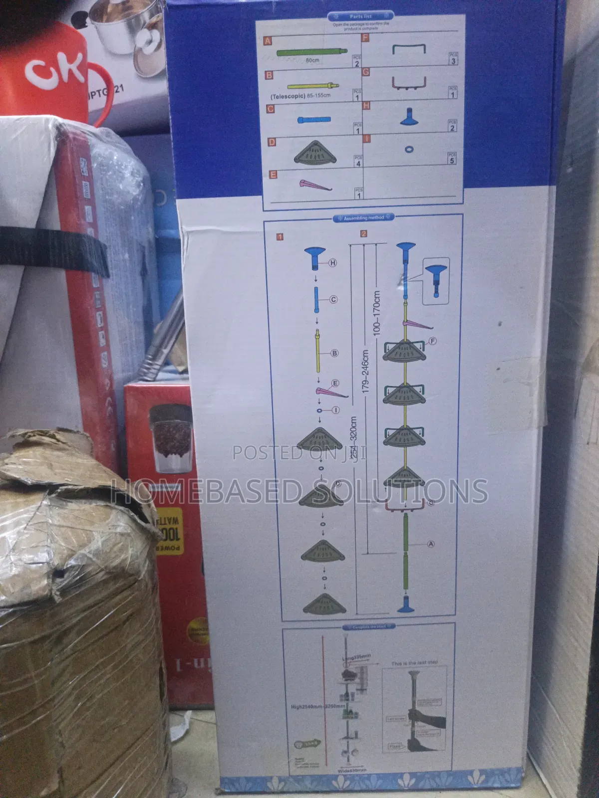 Telescopic Multi Corner Shelf