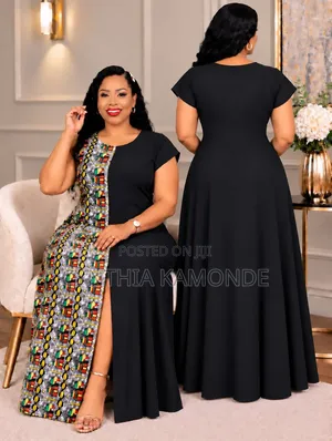 Front Slit Maxi Dress