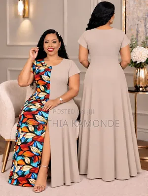 Front Slit Maxi Dress