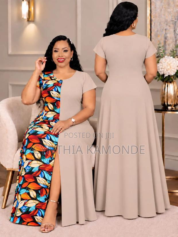 Front Slit Maxi Dress - thumbnail 3
