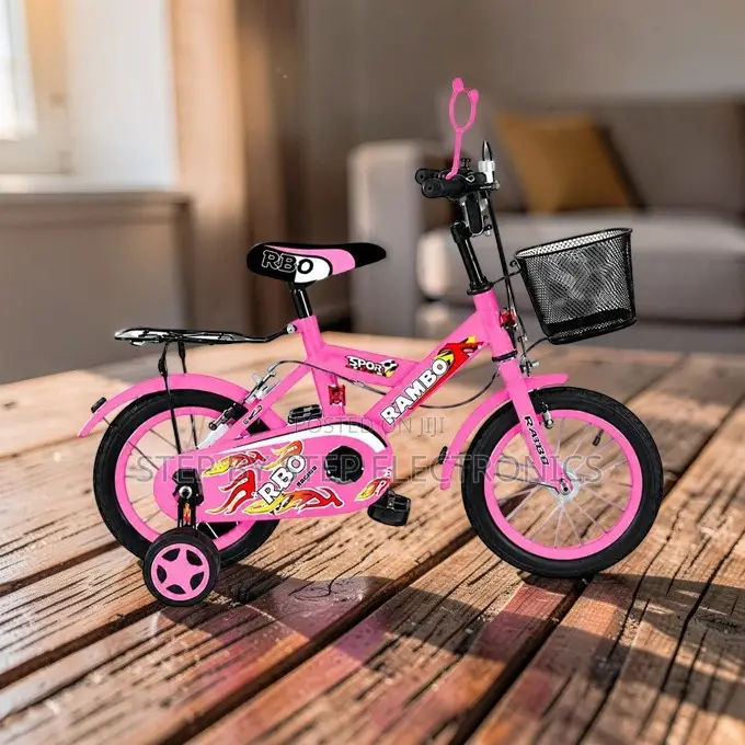 Growth-Friendly 4–6 Years Size 16 Inch Color Pink Kids Bike Bicycle