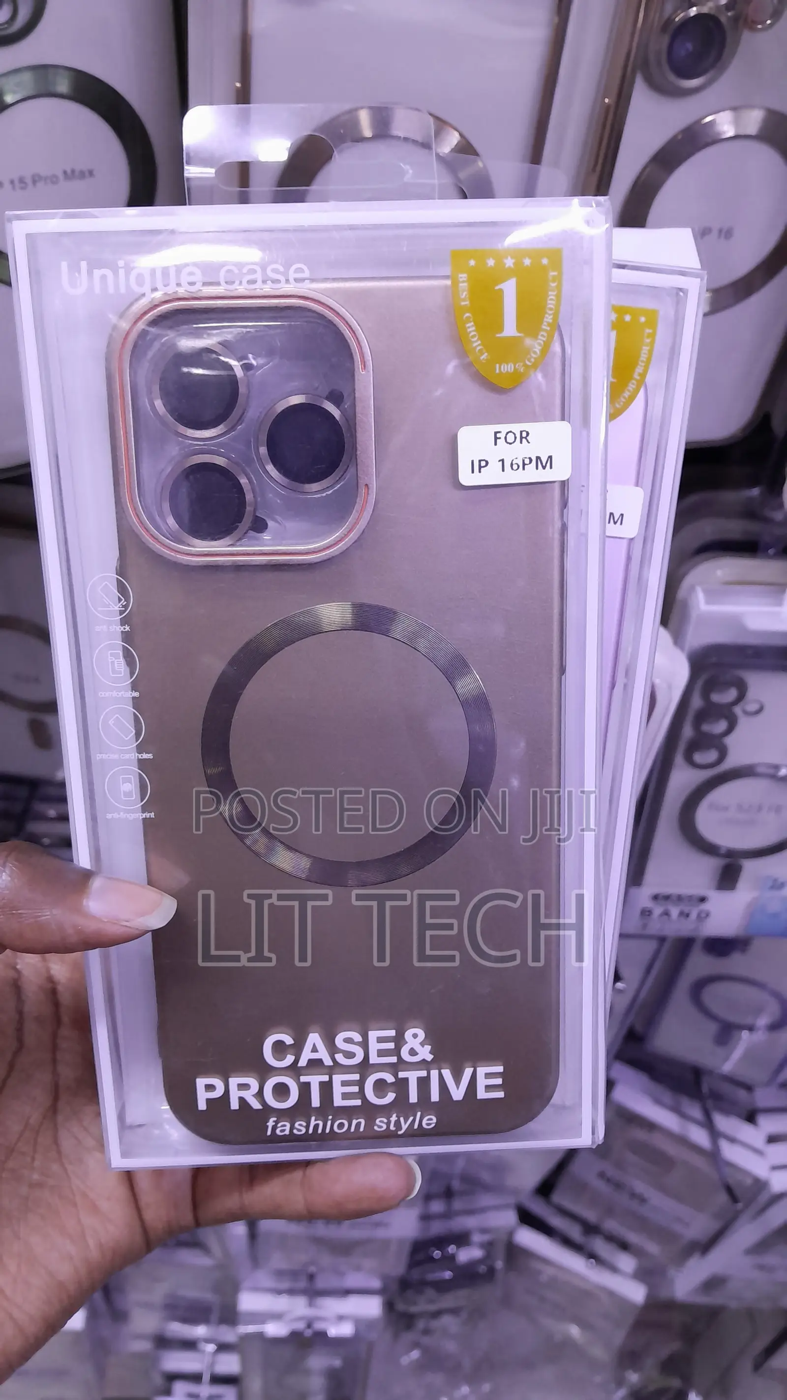 Lens Shield Tpu Case for iPhone 16 Pro Max
