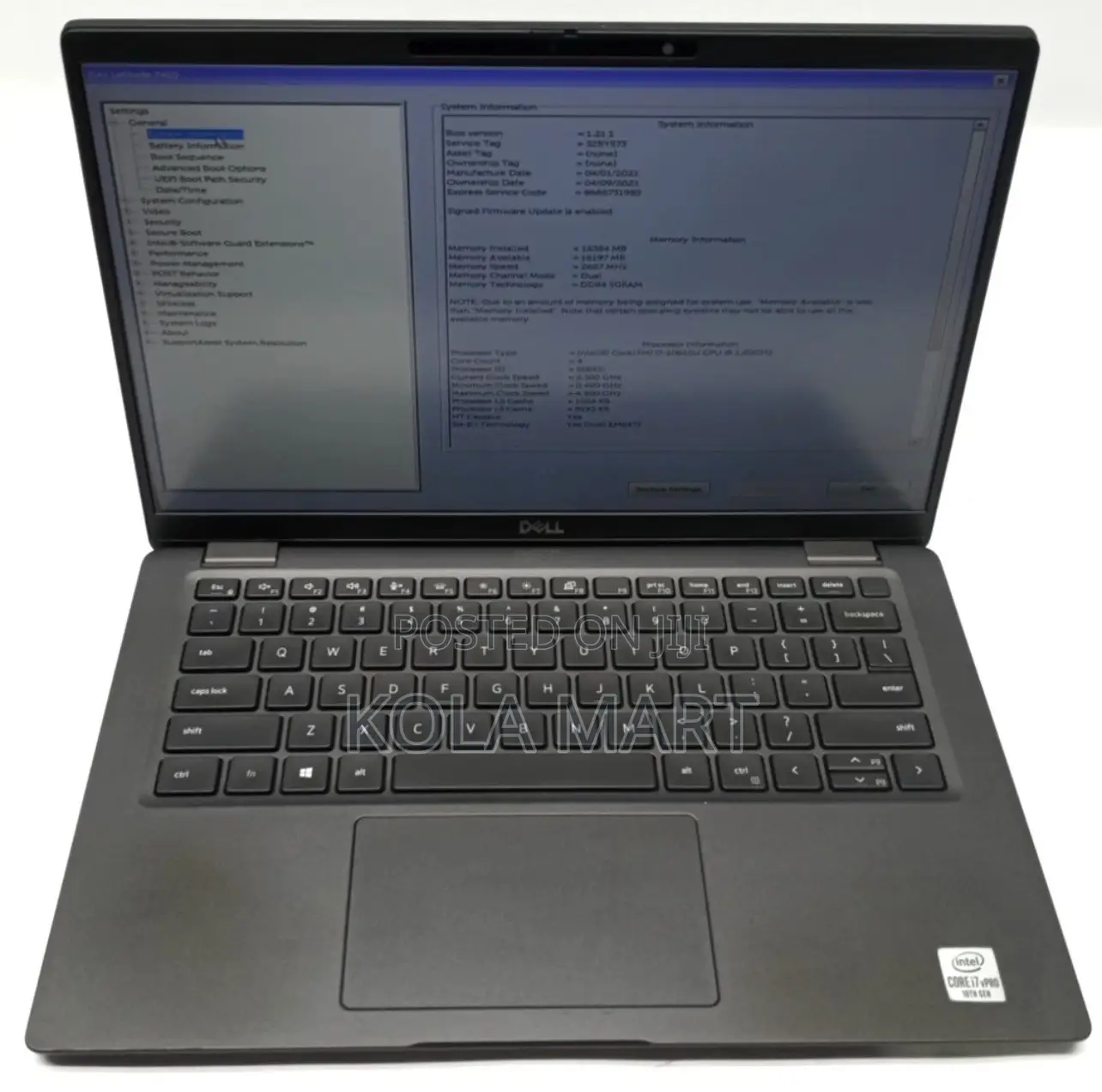 Laptop Dell Latitude 7310 16GB Intel Core i7 SSD 256GB