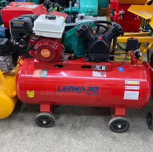 Lenhard 150L 6.5HP Petrol Air Compressor,