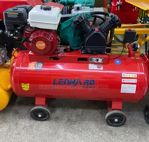 Lenhard 150L 6.5HP Petrol Air Compressor,