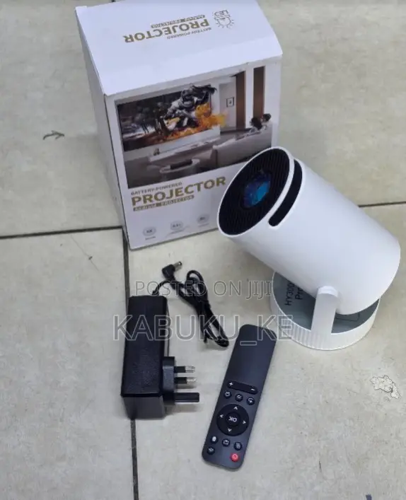 Hy300 Pro Max Rechargeable Smart Portable Android Projector With Apps