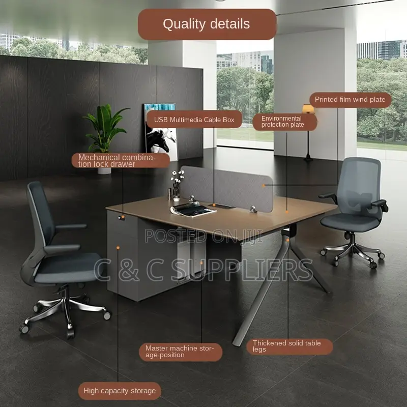 Modern 2-Way Imported Work Desk