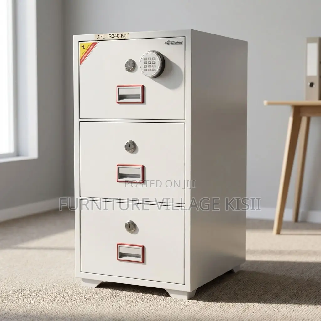 3-Drawer Fire Proof Office Safe