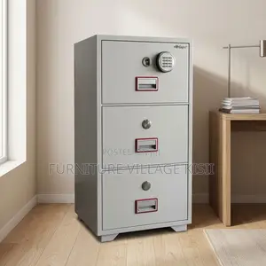 3-Drawer Fire Proof Office Safe